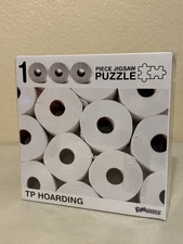 Funwares TP 1000 Piece Jigsaw Puzzle Hoarding Toilet Paper 27" × 19" NEW