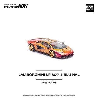 Pop Race - Lamborghini LPI800-4 Blu Hal - PR640175