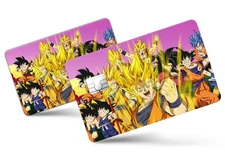 Dragonball Z Goku Credit Card Smart Sticker Skin Pre-cut Small Chips Bank Debit