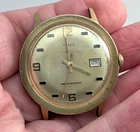 1971 TIMEX Marlin Calendar 26560 2571 Vintage 35mm Watch Movement PARTS REPAIR