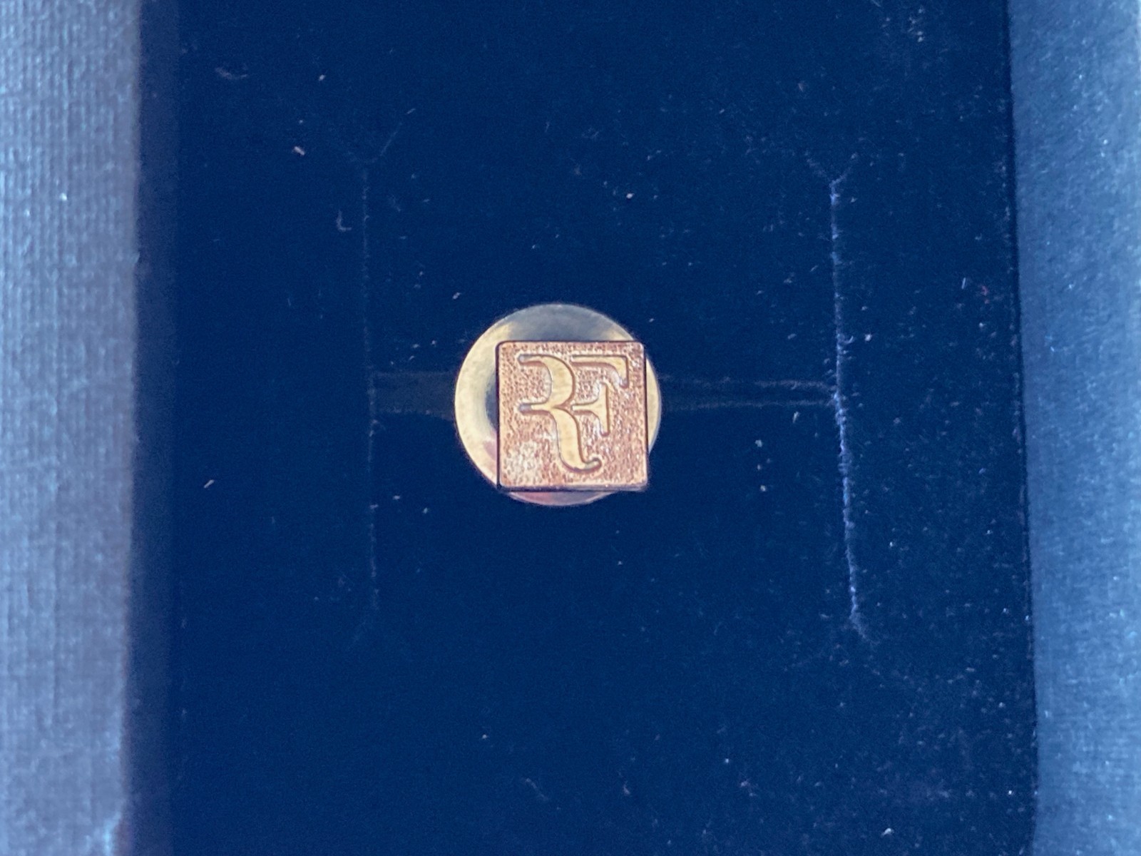 Roger Federer RF Foundation Silver Pin – Individually Numbered – New in RF Box