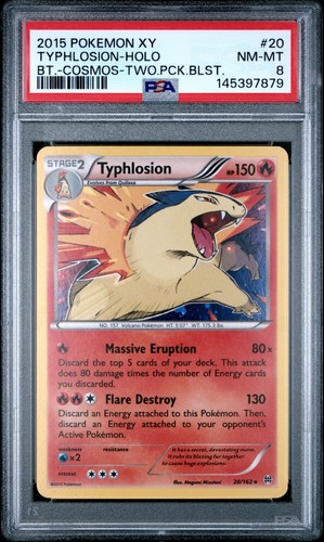 Typhlosion graded PSA 8 for sale on eBay
