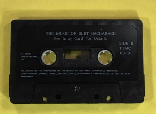 The Music of Burt Bacharach Cassette Tapes Set 2 Volumes Used - Picture 5 of 9