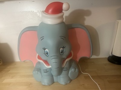 Disney Magic Holiday Dumbo Lighted Yard Decor Blow Mold 22'' NEW