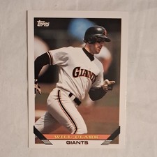 Topps Giants Will Clark #10 1993 Major League Baseball Base Set Card