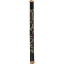 Pearl 32 in. Bamboo Rainstick in Hand-Painted Hidden Spirit Finish