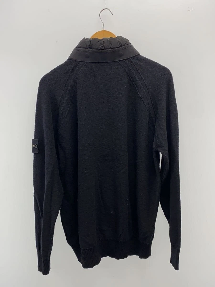 Felpa Stone Island con cappuccio zip XL cotone nero casual 8015503B0 #EG ADA