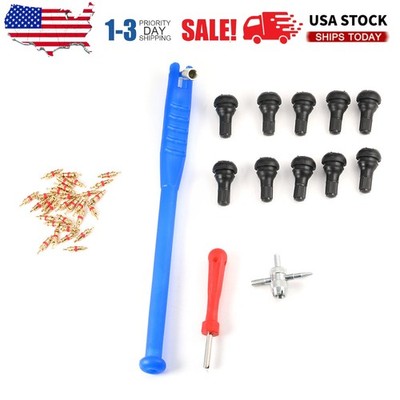 Tyre Valve Repair Tool Kit AUTO US 43x NEW 43pcs USA