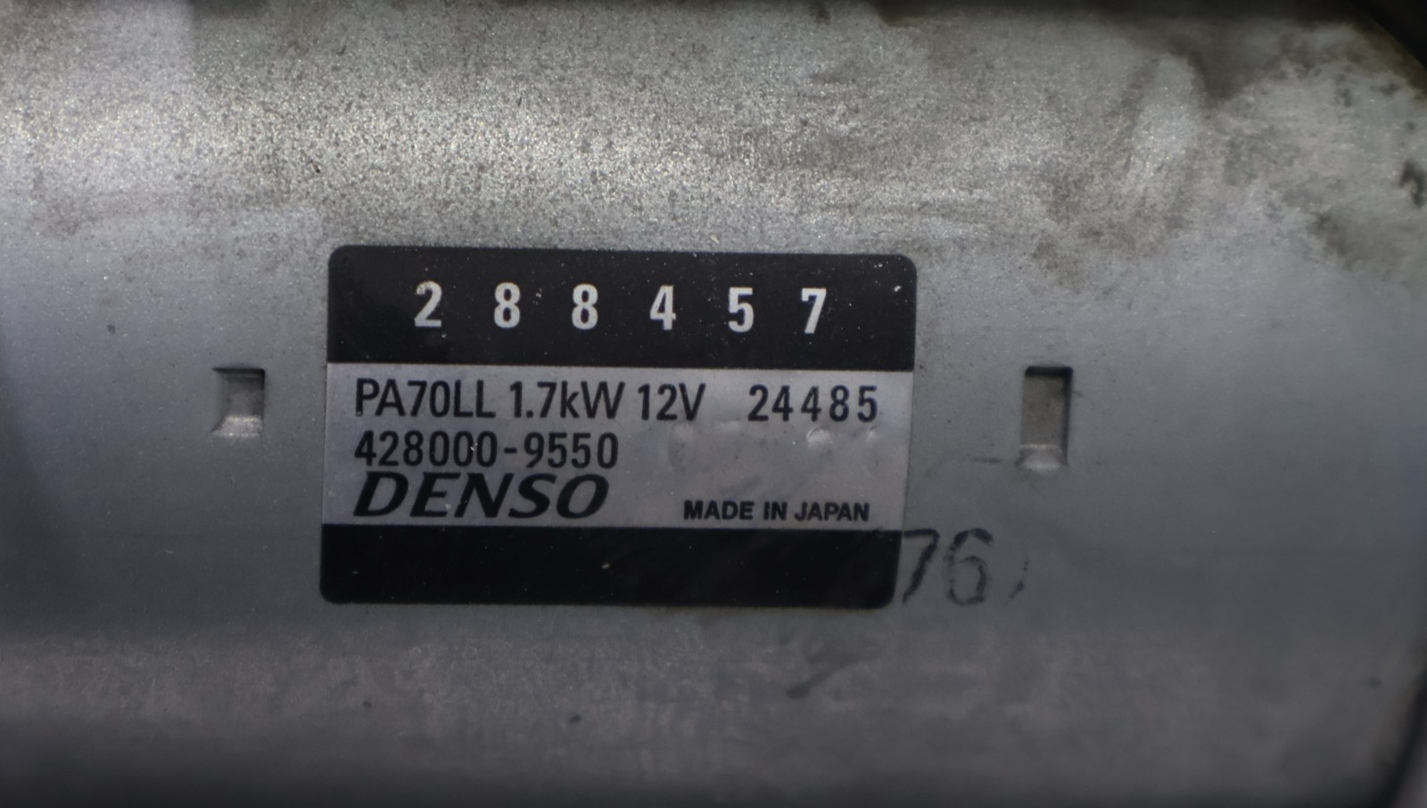 2014 - 2020 MASERATI GHIBLI 3.0L ENGINE STARTER MOTOR OEM