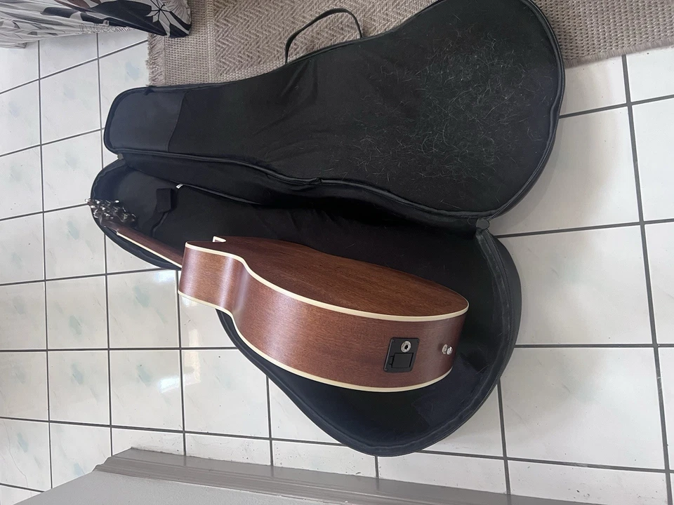 PRS SE A40E Angeles Acoustic-Electric Guitar (Case Included & All Mahogany) - Image 4 of 4