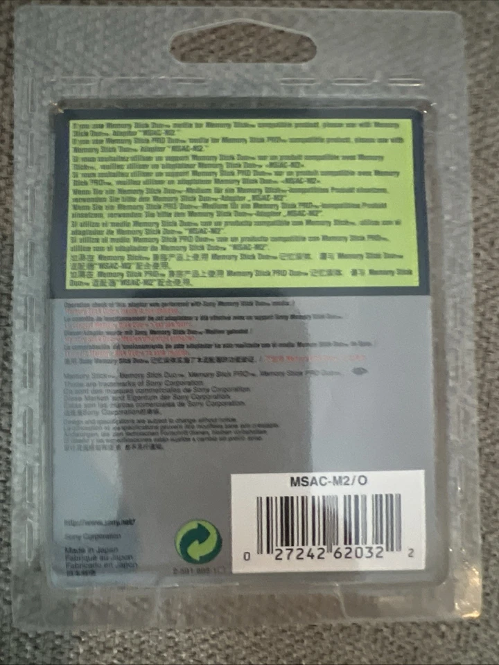 Sony Memory Stick Duo Adapter (MSAC-M2) - Image 2 of 2