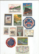 sch&ouml;nes seltenes Lot verschiedener Reedereien Cinerella Briefmarken