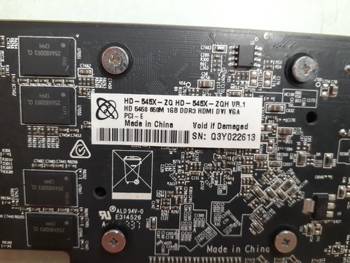 XFX AMD Radeon 1GB DDR3 High Profile Graphics Card HD-545X-ZQ HD-545X-ZQH - Picture 4 of 4