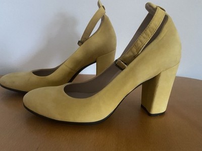 Ecco Danish Design -Weiche Wildleder Schuhe /Pumps mit Blocksatz Größe 40 - NEU￼