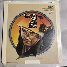 Sands of Iwo Jima 1949 RCA CED Videodisc John Wayne Adele Mara John Agar
