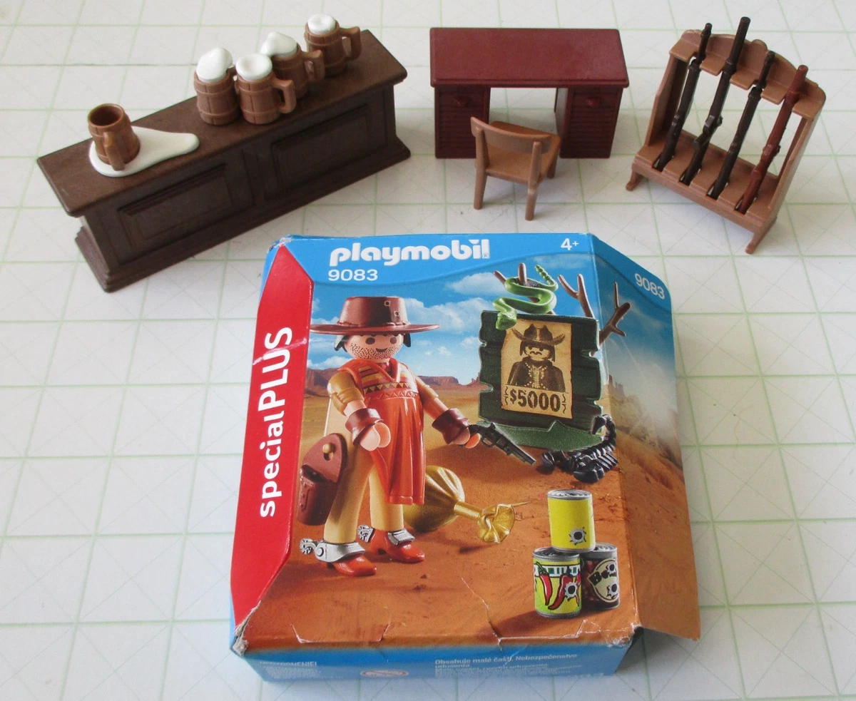 Lots Playmobil Western - Cowboys, Fusils, Pistolets, Ceintures Vintage