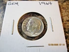 1964 ROOSEVELT SILVER DIME GEM     JJ