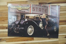 Classic Models 2006 Calendar Automobilia Classic Cars Pin-Up Art