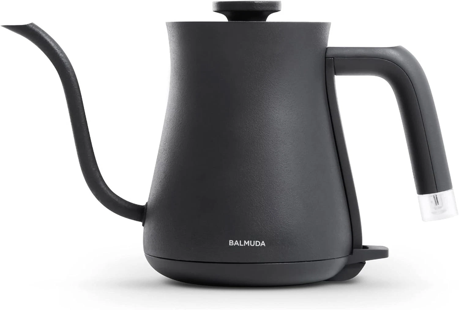 Electric Gooseneck Kettle - Lightweight Stainless Steel, 0.6L, Black