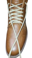 2 pair Flat narrow Tan boot laces shoelaces shoestring drawcord Hoodie Strings