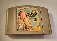 Madden 2000 N64 game in good used condition.