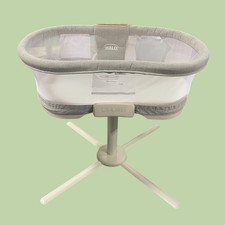HALO Over-Bed Swivel Bassinet 4446 BassiNest Luxe series color Dove Grey Tweed