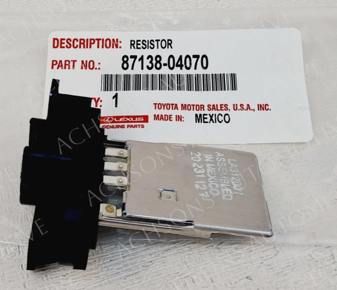 8713804070 - Toyota Hvac blower motor resistor | Toyota Overstock