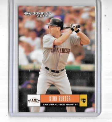 2005 Donruss #325 Kirk Rueter San Francisco Giants