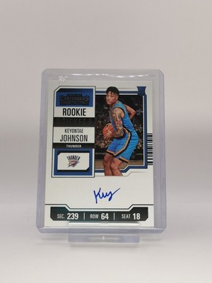 2023-24 Panini Contenders Keyontae Johnson RC Rookie Ticket Auto 138