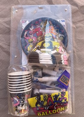 Vintage 1995 Power Rangers Party Express Supplies