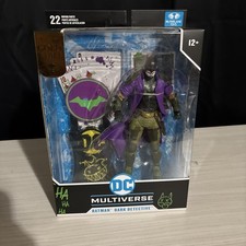 Mcfarlane DC Multiverse Batman Dark Detective Jokerized Gold Label NIB