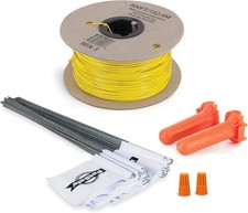 Fence Wire and Flag Kit 50 Boundary Flags and 500ft Wire Expand Ground Fence