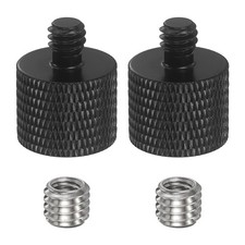 2 Set 1/4"-20 3/8"-16 Female to 1/4"-20 Male Tripod Screw Adapter