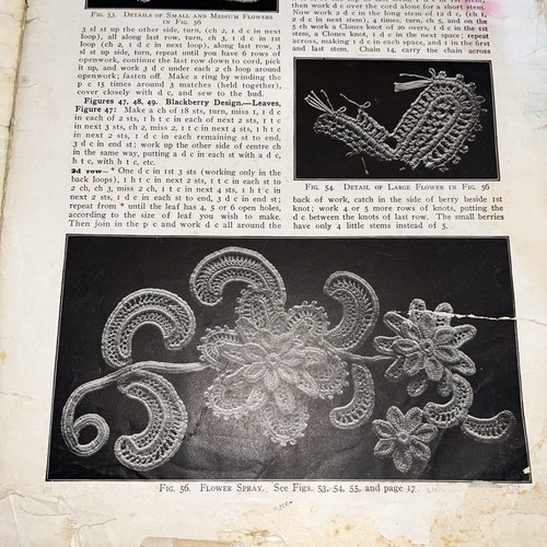 Antique Lot Of 3 Crochet & Macrame Books Yokes Macrame & Irish Crochet RARE - Picture 10 of 16