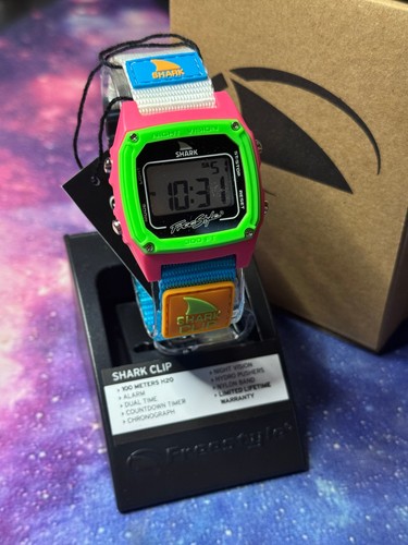 Freestyle Shark Classic Clip Black Neon Digital Watch 10006644 100M