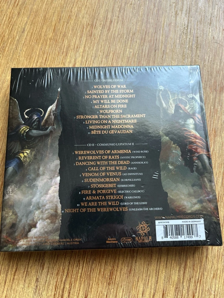 ### CD # POWERWOLF - INTERLUDIUM # 2-CD MEDIABOOK # NEU ### - Bild 2 von 2