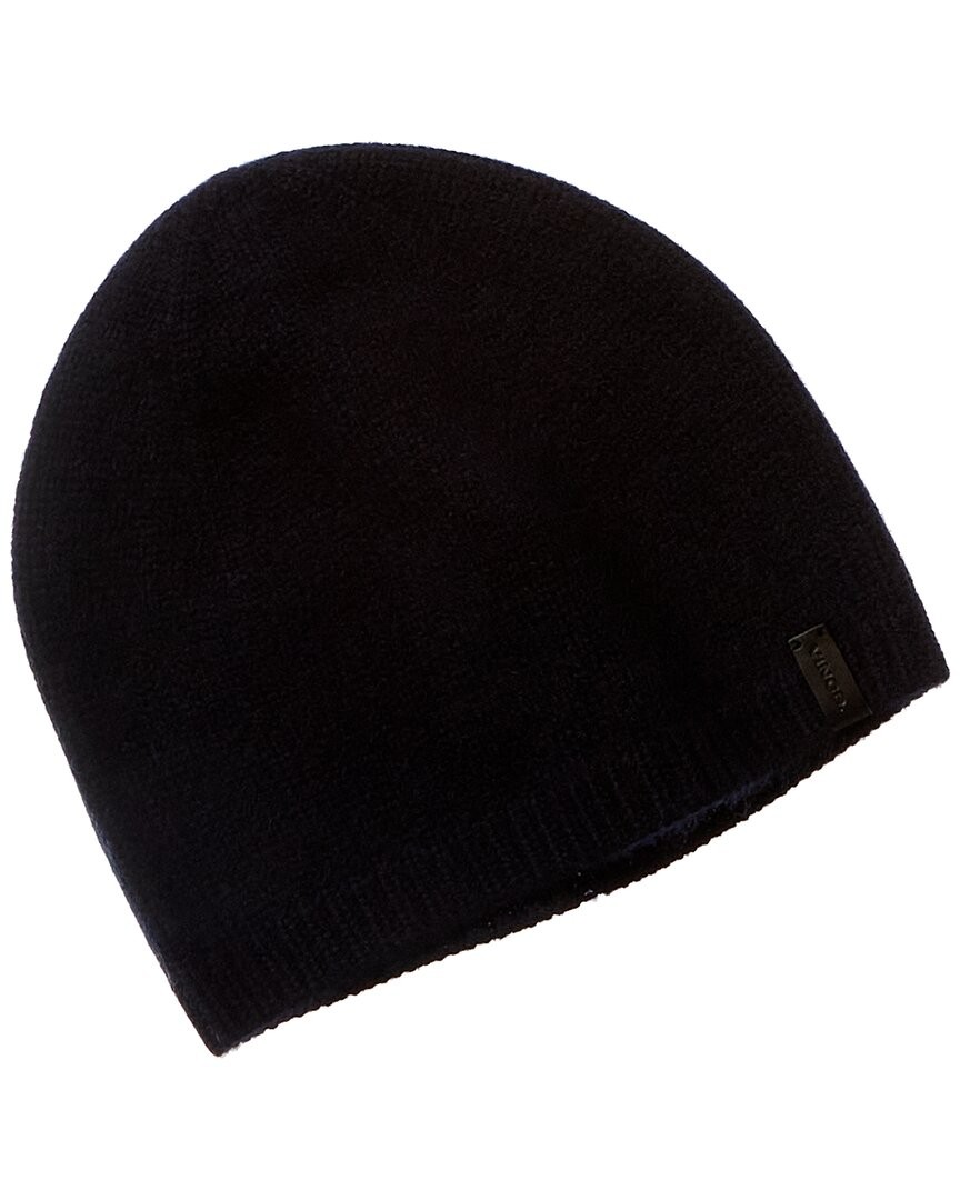 Кашемировая шапочка Vince Rib Hem женская синяя Os 9590₽