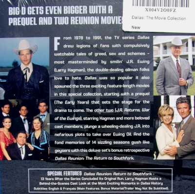 Dallas: The Movie Collection (DVD, 2011, 2-Disc Set) for sale