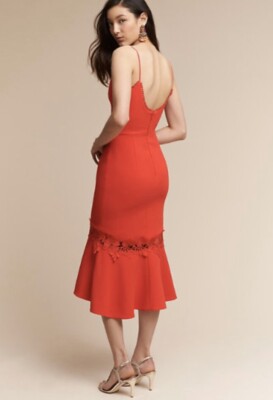 fitted lace wedding dress Red 1960s Lace Slip Nightgown Set main image 0