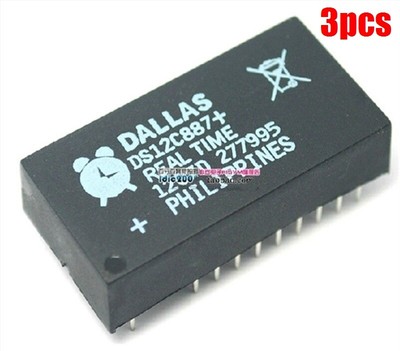 Dallas DS12C887 Real Time Clock Chip - DIP24 Package, UK Stock