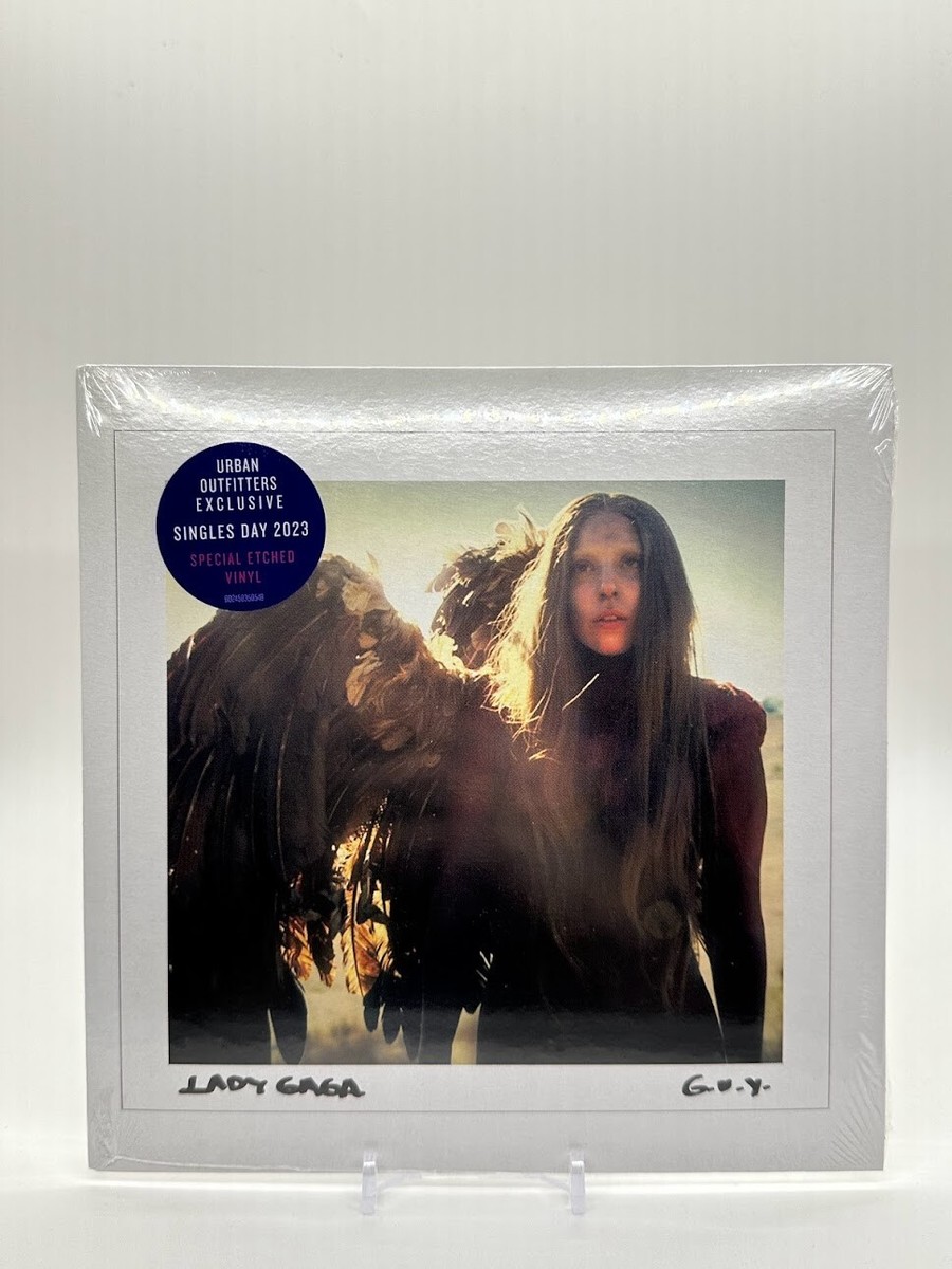 Lady Gaga G.U.Y 7 Inch Black Etched Vinyl LP Urban Outfitters