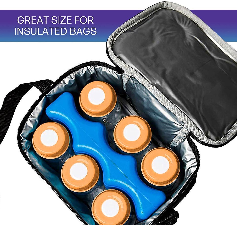 gel cooler twin pack | keeps your kids lunch box cool + food chilled | b.box USA