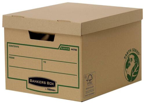BANKERS BOX, STANDARD STORAGE BOX, COLOUR BROWN, PRODUCT RANGE FELL FOR FELLOWES