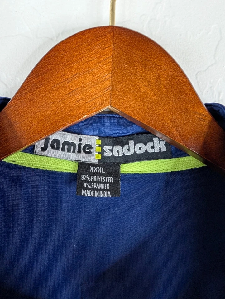 Camiseta de golf Jamie Sadock para mujer talla XXXL azul 1/4 cremallera sin mangas elástica Foto 2 de 4