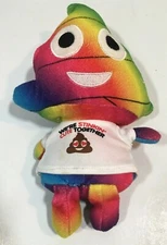 Emoji Pals Love 11" Plush POOP with "We're Stinkin' Cute Together" Tee Rainbow 
