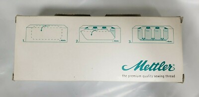  NEW! MELTLER  4 Rolls All Purpose WHITE Polyester Thread 4 Spools 1094 yds