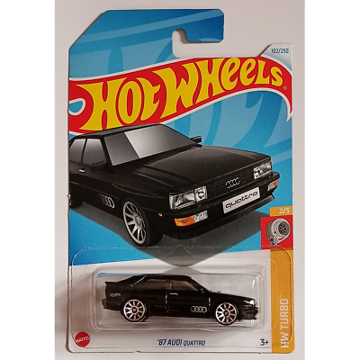 '87 AUDI Quattro ミニカー New Hot Wheels 87 Audi Quattro Black #102 Mainline 2024 Case N/P