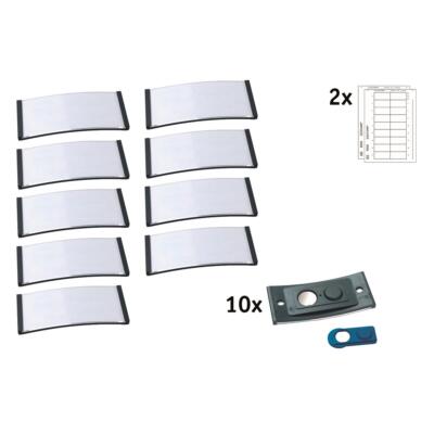badgepoint Namensschild polar POL30MA02-10DR 70x30mm an 10St.