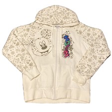 Disneyland Resort Disney Park Youth Mickey  Friends 2012 Hoodie Sweatshirt Sz M