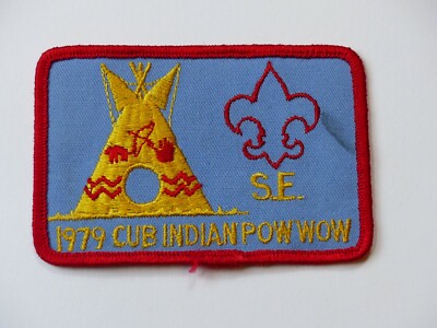 Nice Used Vintage 1979 Cub Indian Pow Wow Cub Scout Boy Scout BSA Patch Teepee